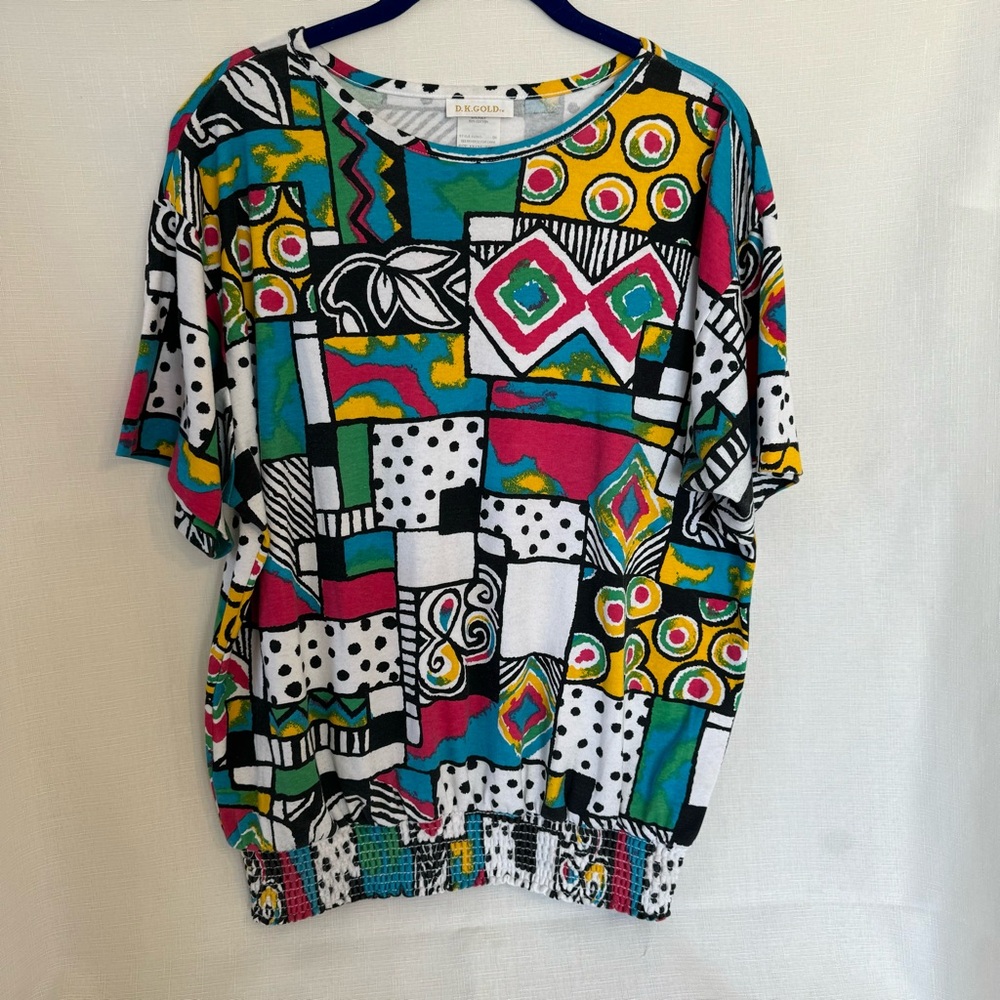 Vintage 80s Pattern‎ Shirt